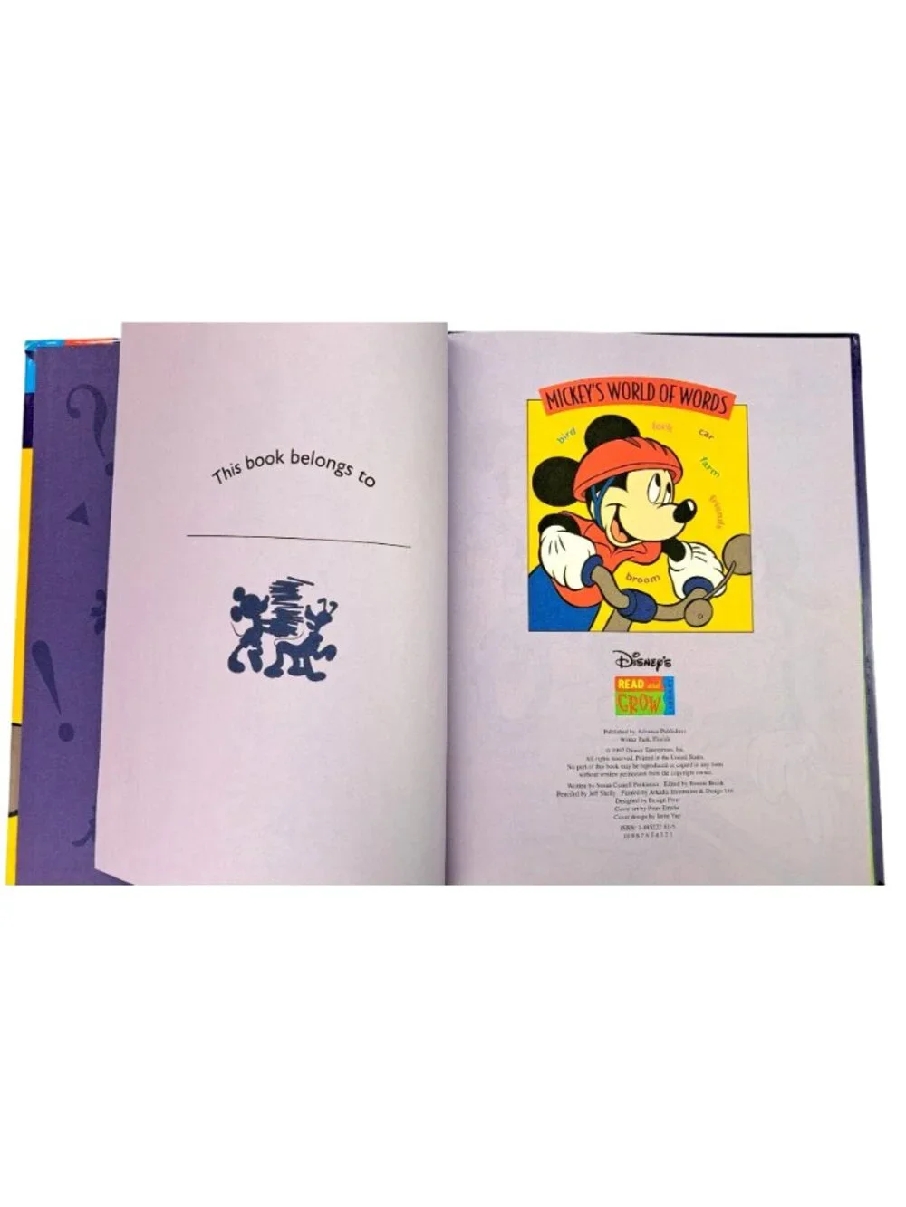 Vintage Disney Read & Grow Library Complete Set 19 Books Hardcover Mickey Minnie